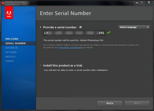 how to find my adobe cs6 serial number